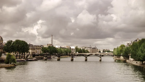 Seine river in Paris, panoramic view Stock Photo