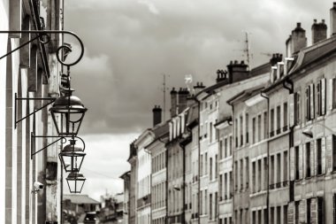 Nancy, Fransa için sokaktaki eski binalar