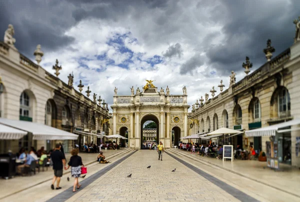 Redactie, 31 juli 2016: Nancy, Frankrijk: toeristische centrum van de — Stockfoto