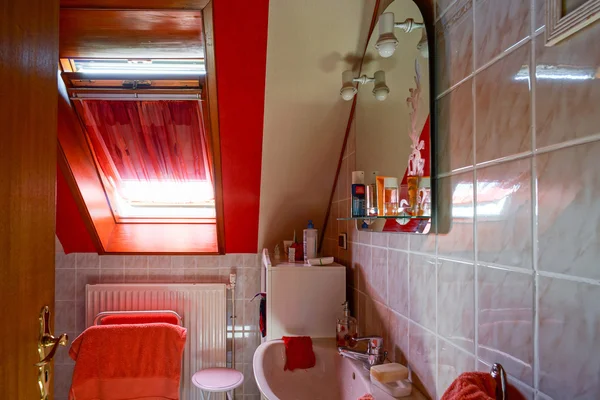 Σπίτι εξοχή άνετου εσωτερικού χώρου σε στυλ alsacien — Φωτογραφία Αρχείου