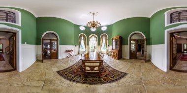 Panoramik 360 derece görüntü içinde ev iç