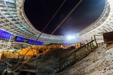 Harika bir spor Stadyumu İnşaat