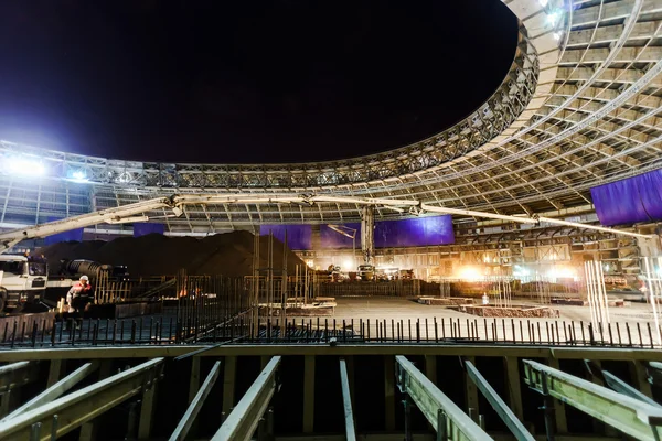 Grande construction de stade de sport — Photo