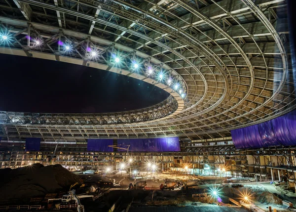 Grande construction de stade de sport — Photo