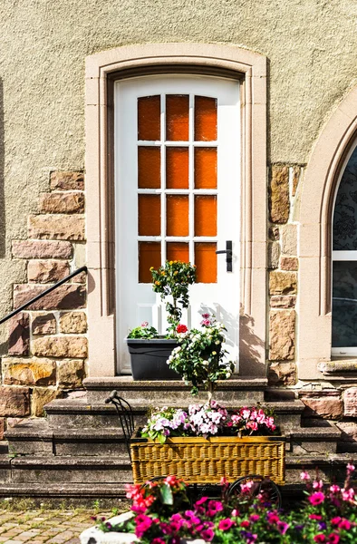 Beautiful decoration elements of alsace streets — Stock Photo, Image