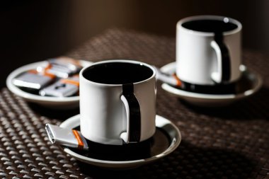 Kahve masada iki kişilik