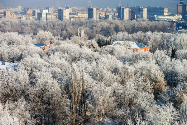 Vista della città di Mosca dal punto più alto — Foto Stock