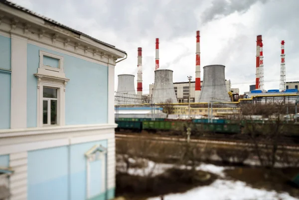 Central Heating and Power Plant. — Stock Photo, Image