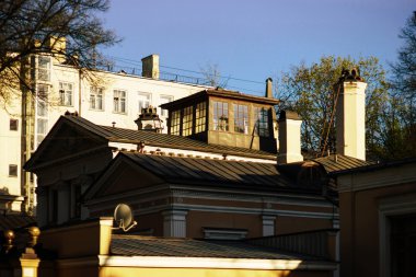 Eski Moskova sokak görünümü, Arbat