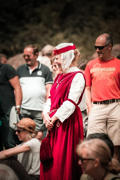 Editorial, 14 июня 2015: Chatenois, France: Fete des Remparts d — стоковое фото