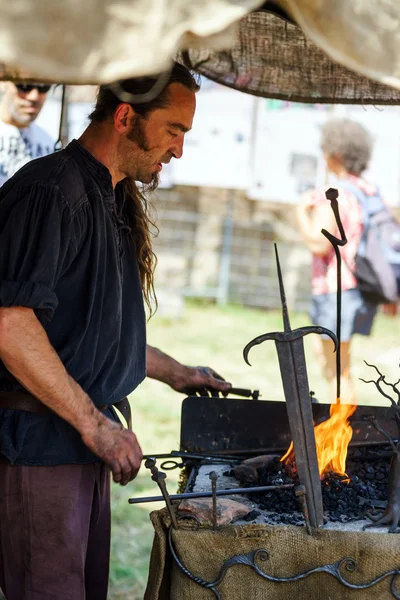 Editorial,14st June 2015: Chatenois, France: Fete des Remparts d — Stock Photo, Image