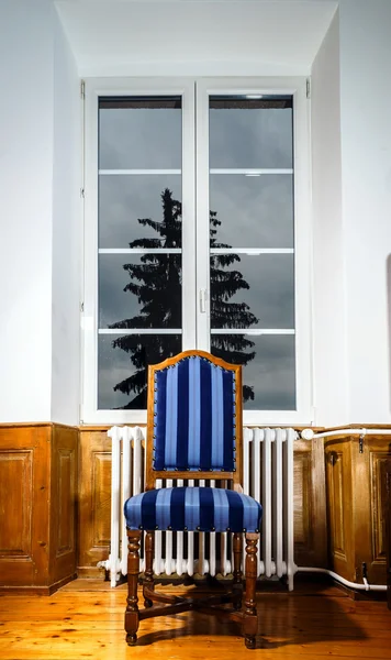 Antique classic style chair produced from natural wood — Stock Photo, Image