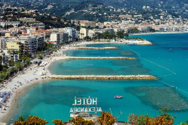 Menton, Fransa, Cote dazur yaz saati