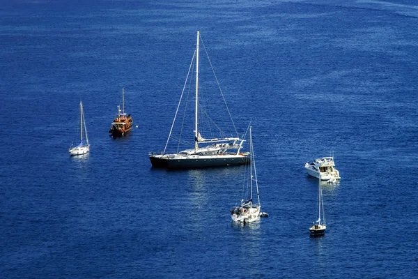 Vista al mar Mediterráneo verano. Costa Azul, Francia . —  Fotos de Stock