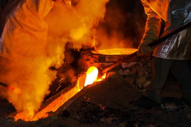 Klasik teknoloji çelik g erime ile üreten çan