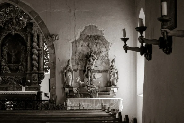 Chapelle Saint-Sebastien de Dambach-la-Ville, Alsácia — Fotografia de Stock