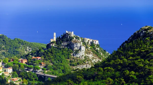 Old medieval city Eze near the sea, Cote d Azur — Stock Photo, Image