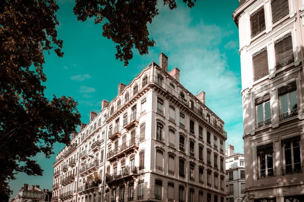 Lyon stad landschapsmening, Frankrijk — Stockfoto