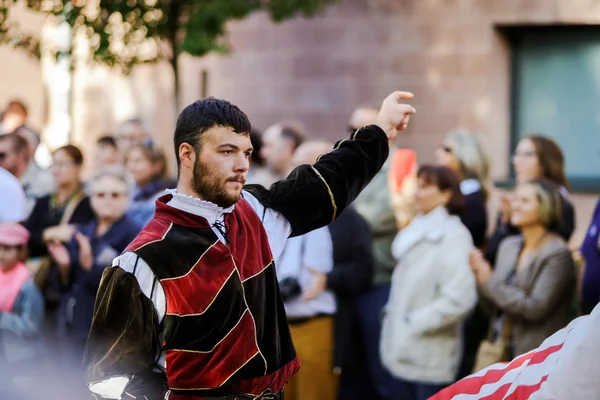 Editoriale, 4 ottobre 2015: Barr, Francia: Fete des Vendanges — Foto Stock