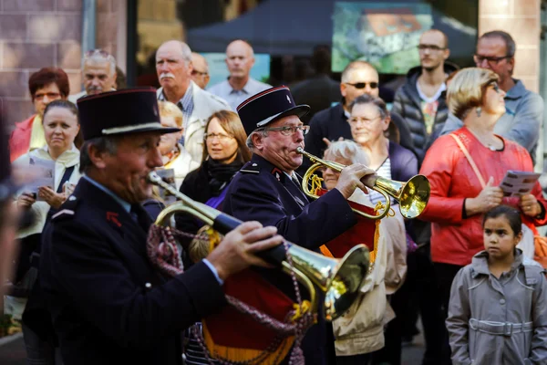 Editorial, 4 October 2015: Barr, France: Fete des Vendanges — Stock Photo, Image