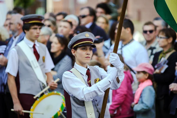 Editorial, 4 October 2015: Barr, France: Fete des Vendanges — Stockfoto