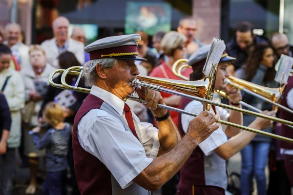 Editoriale, 4 ottobre 2015: Barr, Francia: Fete des Vendanges — Foto Stock