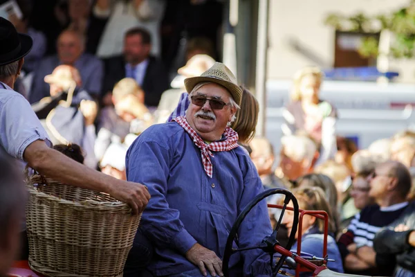 Editorial, 4 octubre 2015: Barr, Francia: Fete des Vendanges — Foto de Stock