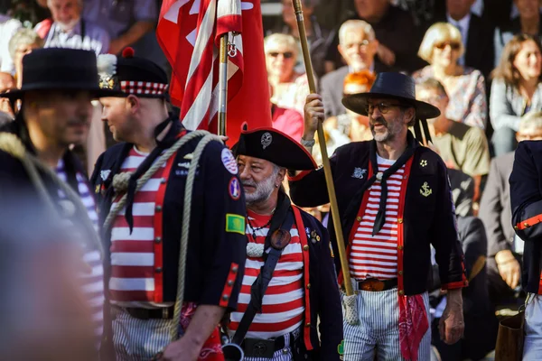 Editorial, 4 octubre 2015: Barr, Francia: Fete des Vendanges — Foto de Stock