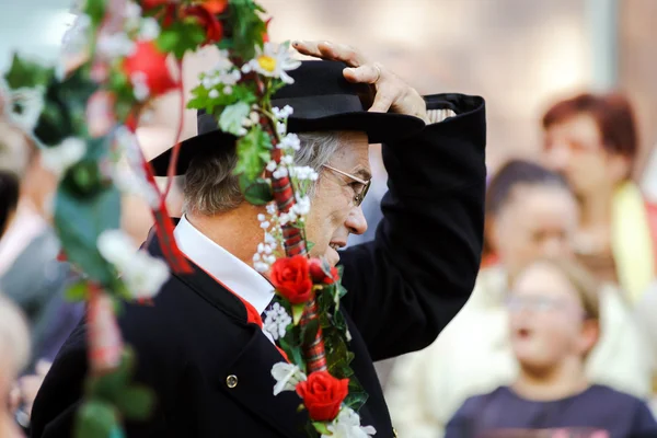 Editorial, 4 October 2015: Barr, France: Fete des Vendanges — Stock fotografie