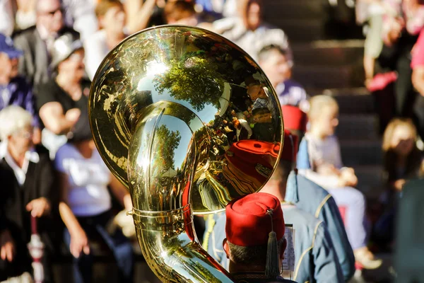 Editorial, 4 octubre 2015: Barr, Francia: Fete des Vendanges — Foto de Stock