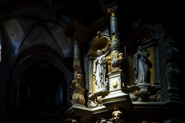 Ortaçağ franch kilise ayrıntılı Görünüm