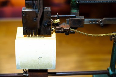 Tabut üretim için vintage otomatik makine