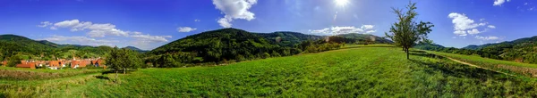 Maisonsgoutte panoramik, Fransa'da sonbahar — Stok fotoğraf