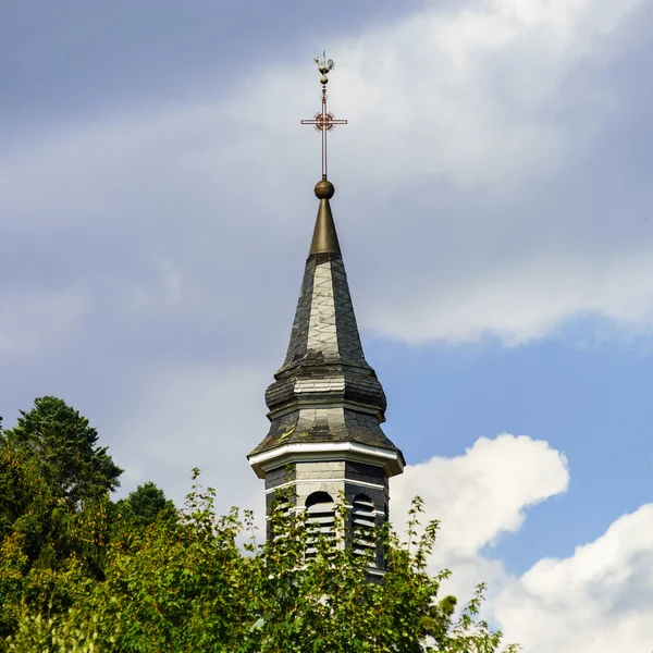 Vecchia chiesa abbaziale medievale in Alsazia — Foto Stock