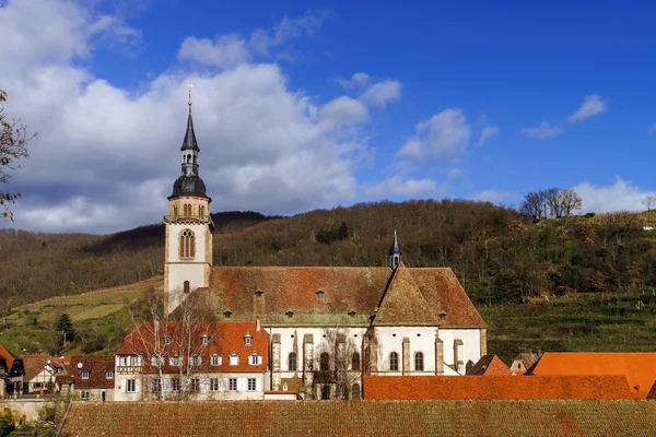 Ancienne abbaye médiévale d'Alsace — Photo