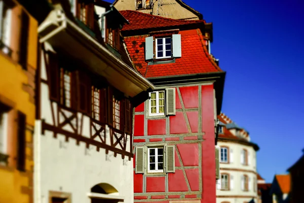 Selestat old city street view — Stock Photo, Image