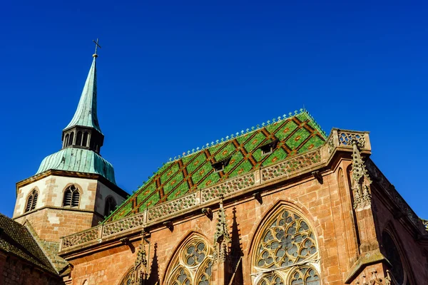 Antigua iglesia medieval de la abadía en Alsacia —  Fotos de Stock