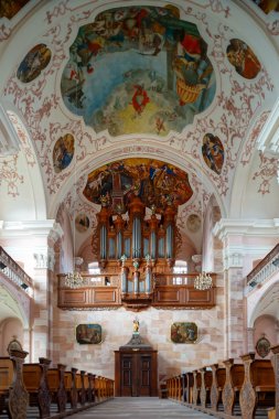 Tilt-shift perspektif görünüm kilisede