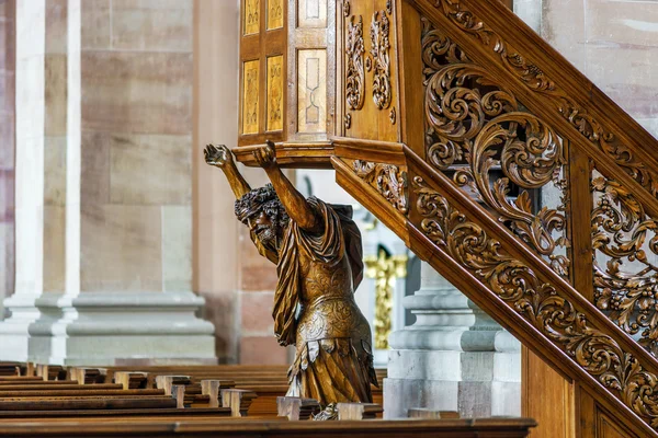 Barok kilise iç görünüm — Stok fotoğraf