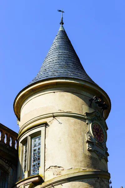 Starý francouzský zámek eleganci v Alsasku — Stock fotografie