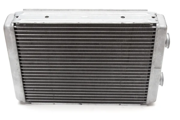 car heating and air conditioning system radiator, car stove radiator, white  background close-up, selective focus Stock Photo - Alamy