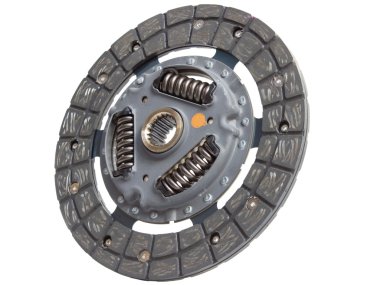 Debriyaj disk üzerinde beyaz bir arka plan