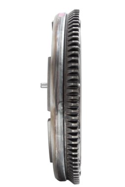 Beyaz arka planda otomotiv dizel motoru için Flywheel sönümleyici
