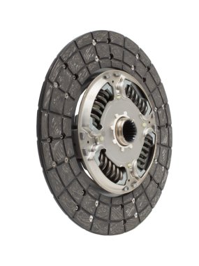 New clutch disc on a white