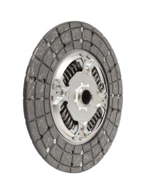 New clutch disc on a white