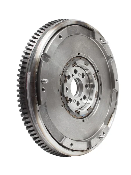flywheel damper for automotive diesel engine on a white. car parts