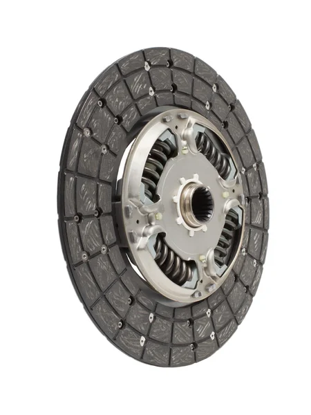 New clutch disc on a white — 스톡 사진
