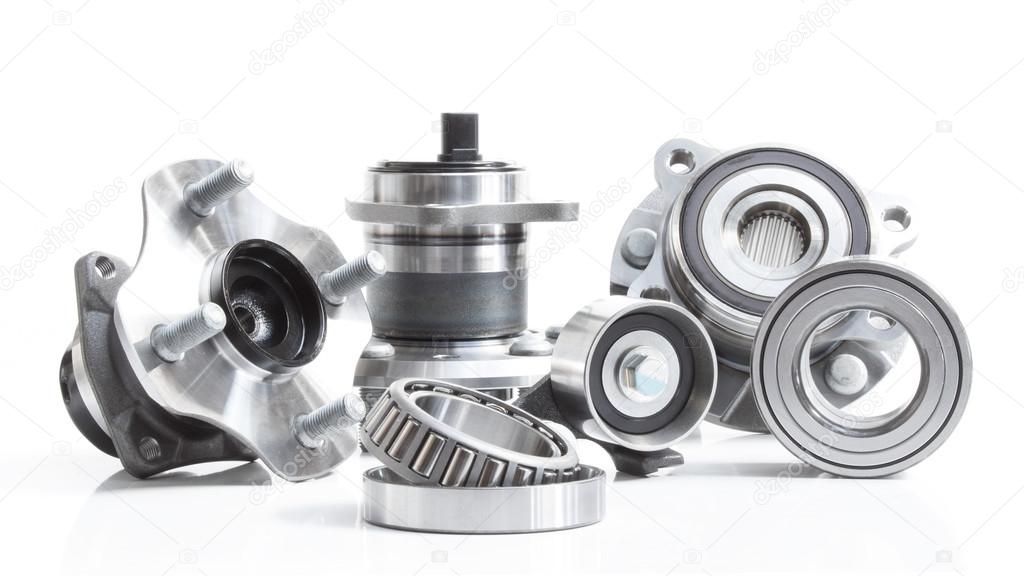 Photo composition which consists of a diverse group of bearings and rollers for industrial use