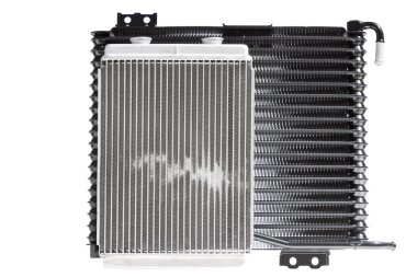 Radiator engine cooling and passenger compartment heating