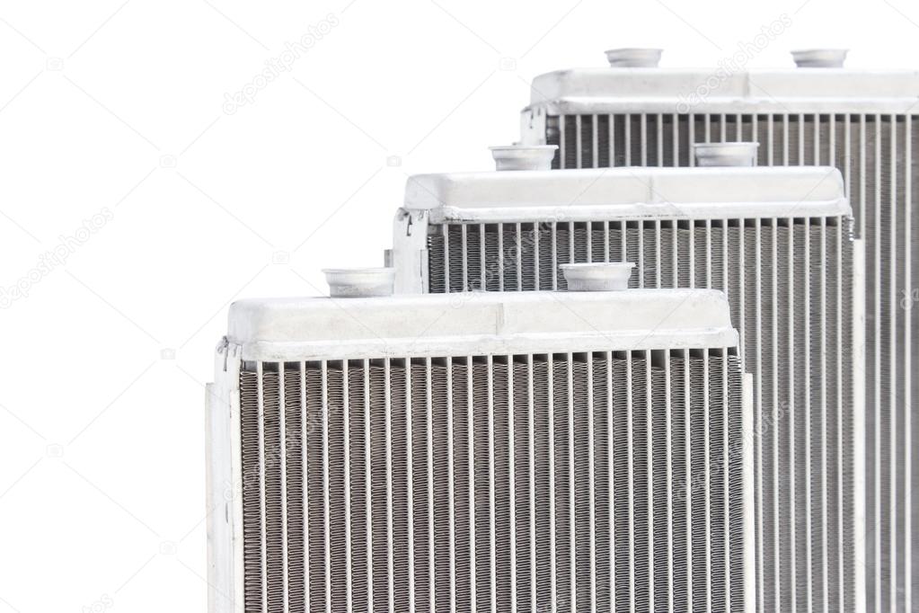 Radiator engine cooling and passenger compartment heating